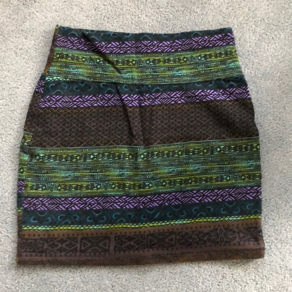 Forever 21 printed mini skirt